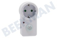Q-Link 5330131 ST110A  Bewegungsmelder Stecker Schutzerde geeignet für u.a. Verwendung im Innenbereich, Stecker, Erdanschluss