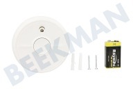 Angeleye 0116272  SB5-AE-BNLR Rauchmelder geeignet für u.a. 9 V Batterie, im Lieferumfang enthalten