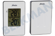 Alecto A004025 WS-1150  Wetterstation mit Funk-Außensensor geeignet für u.a. Außentemperatur, Luftfeuchtigkeit