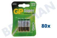GP 03024AC4OMDOOS  LR03 Super Alkaline AAA geeignet für u.a. Bleistift Super Alkalisch