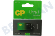 GP GPULP1604A442C1 6LR61 9 Volt,  Batterie GP Alkaline Ultra Plus geeignet für u.a. Ultra Plus Alkaline