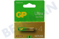 GP GPULT24A255C4  LR03 AAA-Batterie GP Alkaline Ultra 1,5 Volt, 4 Stück geeignet für u.a. Ultra Alkaline