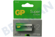 GP GPSUP14A784C2  LR14 C-Batterie GP Super Alkaline 1,5 Volt, 2 Stück geeignet für u.a. Baby Super Alkaline