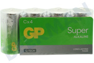 GP GPSUP14A883S4  LR14 C-Batterie GP Super Alkaline Multpack 1,5 Volt, 4 Stück geeignet für u.a. Baby Super Alkaline