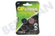 GP 0602016C4  CR2016 CR2016 GP Lithium Knopfzelle 3 Volt geeignet für u.a. DL2016 Lithium