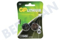 GP 0602450C2  CR2450 GP Lithium-Knopfzelle 3V geeignet für u.a. DL2450 Lithium