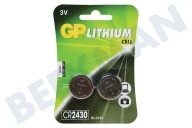 GP 0602430C2  CR2430 GP Lithium-Knopfzelle 3V geeignet für u.a. DL2430 Lithium