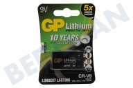 GP 070CR9VC1  6LR61 Fotobatterie 9 Volt geeignet für u.a. E-Block Lithium * 10 years für Rauchmelder *