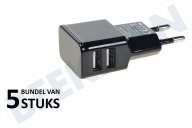 Duracell  DRACUSB3W-EU Single-USB-Ladegerät 5V / 2,1A geeignet für u.a. universell einsetzbar