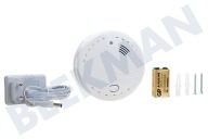 Smartwares 1002922  RM400 Smartwares Gasdetektor (Methan) geeignet für u.a. 230V und 9V, 85dB
