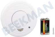 Smartwares 1004462 RM250  Rauchmelder mit optischem Sensor geeignet für u.a. Inkl. 9V Batterie (Lebensdauer 1 Jahr)