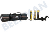 Brennenstuhl 1173750004  TL410F Lux Premium LED Focus LED-Taschenlampe geeignet für u.a. IP44, 350 Lumen, max. 136 Meter
