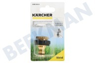 Karcher 26450130  2.645-013.0 Messing Hahnanschluss G3/4 mit G1 2 Reduzierstück geeignet für u.a. G3/4