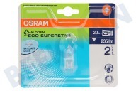 Osram 4008321945136  Halogenlampe geeignet für u.a. G9 230V 20W 2700K 235lm Halopin Eco Superstar geeignet für u.a. G9 230V 20W 2700K 235lm