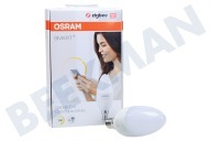 Osram 4058075152243  Smart+ Kerzenlampe E14 Dimmbar Weiß 6W geeignet für u.a. E14 6W 470lm 2700K