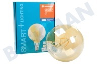 Ledvance 4058075208599  Smart+ Filament Gold Globelampe E27 Dimmbar geeignet für u.a. E27 5,5 Watt, 600 lm 2500K