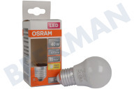 Osram 4058075431034  LED Star Classic P40 E27 4,9 Watt, Matt geeignet für u.a. 4,9 Watt, 2700K, 470lm