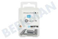 Witte 200114513 4294822  Bit 1/4 Zoll 25mm Torx T20, 5 Stück geeignet für u.a. 1/4“ 25 mm Torx TR T20