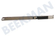 Benson  004689 Cuttermesser 9 mm Edelstahl geeignet für u.a. 9mm Edelstahl mit Arretierung