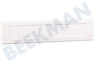 Deltafix 196  Briefkastendichtung mit Klappe Premium Weiß geeignet für u.a. Weiß