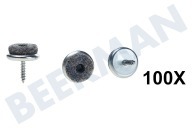 Deltafix 635  Filzgleiter geeignet für u.a. Mit 20mm Schraube Möbelfilz grau geeignet für u.a. Mit 20mm Schraube