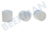 Deltafix 11757  Möbelkappe geeignet für u.a. 8 Stück, 22mm Birnenkappen weiß geeignet für u.a. 8 Stück, 22mm