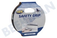 HPX  SB2505 Safety Grip Schwarz Schwarz 25mm x 5m geeignet für u.a. Sicherheitsklebeband, 25mm x 5m