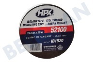 HPX IB1920  52100 PVC Isolierband schwarz 19mm x 20m geeignet für u.a. Isolierband,  19mm x 20m