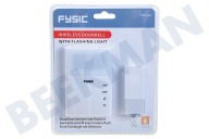 Fysic FD110 FD-110  Türklingel geeignet für u.a. Plug & Play Funkklingel mit Blitz geeignet für u.a. Plug & Play