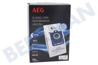 AEG 9001688242 Staubsauger GR201SM S-Bag Classic Long Performance Staubbeutel geeignet für u.a. Airmax, Oxygen+, Jetmaxx