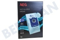 AEG 9001684761 Staubsauger GR206S S-Bag Anti-Allergie-Staubbeutel geeignet für u.a. Airmax, Oxygen+, Jetmaxx