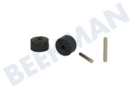 AEG 4055483178 Staubsauger Rad geeignet für u.a. QX9-1, PQ91 der Bodendüse, 2 Stück geeignet für u.a. QX9-1, PQ91
