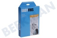 Easyfiks 461407  Staubsaugerbeutel geeignet für u.a. US 52-58-Optima Micro Fleece S Typ D, E, F, G, H geeignet für u.a. US 52-58-Optima Micro Fleece