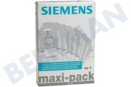 Siemens 460761, 00460761 Staubsauger Staubbeutel geeignet für u.a. Flexa41 BHS4110 S Typ S + hyg. Filter geeignet für u.a. Flexa41 BHS4110