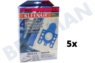 Kleenair 9917730 Staubsauger Staubsaugerbeutel geeignet für u.a. 400-600 GN-Serie Microfleece 4 Stk geeignet für u.a. 400-600 GN-Serie
