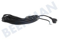 Kabel geeignet für u.a. 9,3 mtr -flach- Staubsaugerkabel -schwarz-