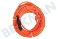 Nilfisk 107402901 Staubsauger Kabel geeignet für u.a. VC300, VP300, VP600, GM80 Abnehmbares Kabel, 15 Meter. geeignet für u.a. VC300, VP300, VP600, GM80