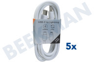 Musthavz  MHMTGCAB605WHT Musthavz to Go USB-C auf Lightning Kabel 1,0 Meter, weiß geeignet für u.a. USB-C zu Lightning