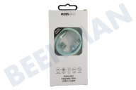 Musthavz  MHCABMSCUSBCGRN Musthavz Magnetisches USB-C-Kabel, Grün geeignet für u.a. USB-C auf USB-C