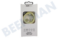 Musthavz  MHCABMSCUSBCYEL Musthavz Magnetisches USB-C-Kabel, Gelb geeignet für u.a. USB-C auf USB-C