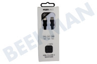 Musthavz  MHSPICABUSBCSBLK Musthavz USB-C auf USB-C Spiralkabel 1,0 Meter, schwarz geeignet für u.a. USB-C auf USB-C