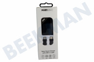 Musthavz  MH30WSETCCBLK Musthavz Nano-Ladegerät 30 Watt + USB-C auf USB-C-Kabel geeignet für u.a. USB-C, Universell einsetzbar