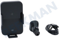 Samsung SAM-10344-PK  GP-PLU021SAABW Samsung Autohalterung für kabelloses Laden geeignet für u.a. USB-C, max. Bildschirmgröße 6,9 Zoll