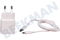 Samsung SAM-10340-PK  EP-T1510XWEGEU Samsung Netzteil 15 Watt geeignet für u.a. Weiß, USB-C-Eingang, Android und iOS