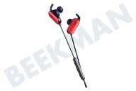 JVC HAEBT5RE  HA-EBT5-R-E WLAN-In-Ohr-Kopfhörer rot Sport geeignet für u.a. Rot mit eingebautem Akku