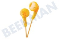 JVC HAF160DE(P) HA-F160-D-E Gumy In Ear Kopfhörer Kopfhörer Orange geeignet für u.a. Orange mit 1 Meter Schnur