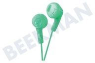 JVC HAF160GE(P) HA-F160-G-E Gumy In Ear Kopfhörer Kopfhörer Grün geeignet für u.a. Grün mit 1 Meter Schnur