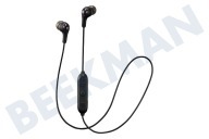 JVC HAFX9BTBEF  HA-FX9BT-BE Gummiband schwarz geeignet für u.a. Bluetooth mit 3-Tasten-Fernbedienung