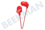 JVC HAFX10REF  HA-FX10-REF Kraftvoller Klang Elegant Rot geeignet für u.a. iPhone-kompatibel