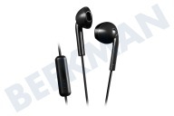JVC HAF17MBU  HA-F17M-BU Earbuds Smartphone schwarz geeignet für u.a. Schweißfest IPX2, iPhone-kompatibel